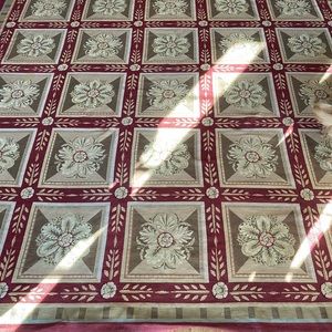 🚨Price Reduced📢 Antique Aubusson Savvonerie  9' x 10' rug